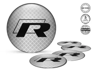 VW Domed Stickers Style High-Quality Rim Labels